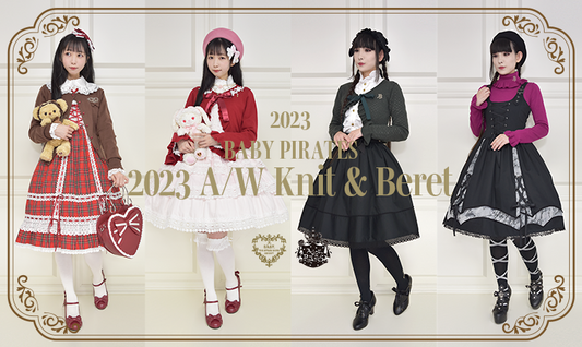2023年9月1日(金)から予約開始「2023 BABY・PIRATES A/Wニット&ベレー」