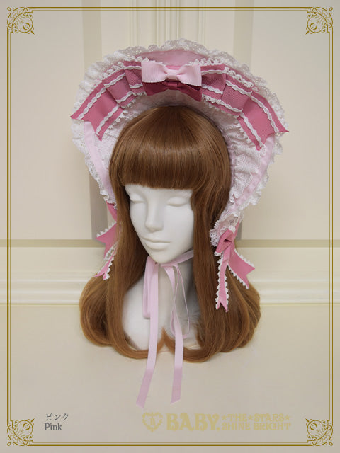 Le Ruban Ombre Rose bonnet