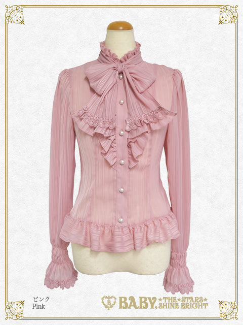 Stripe chiffon Blouse