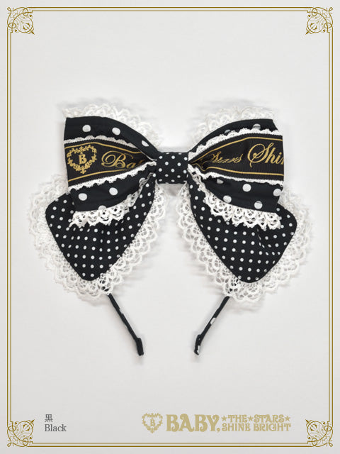 Dot Baby Ribbon Head bow