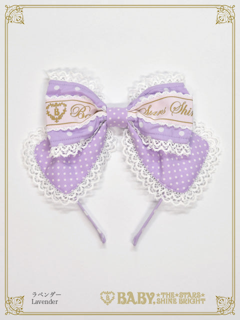Dot Baby Ribbon Head bow