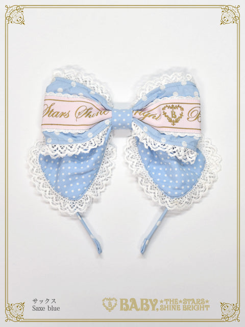 Dot Baby Ribbon Head bow