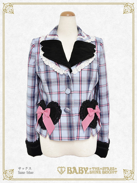 Sweet Wing Tartan Check Jacket