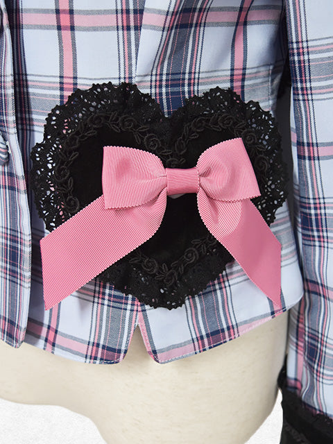 Sweet Wing Tartan Check Jacket