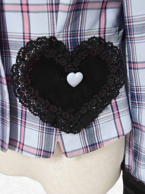 Sweet Wing Tartan Check Jacket