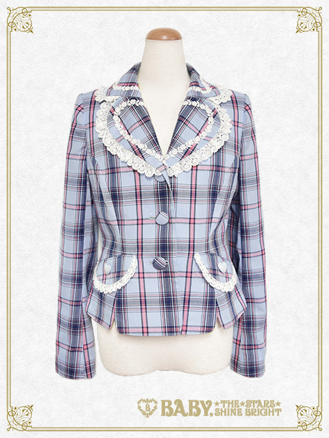 Sweet Wing Tartan Check Jacket