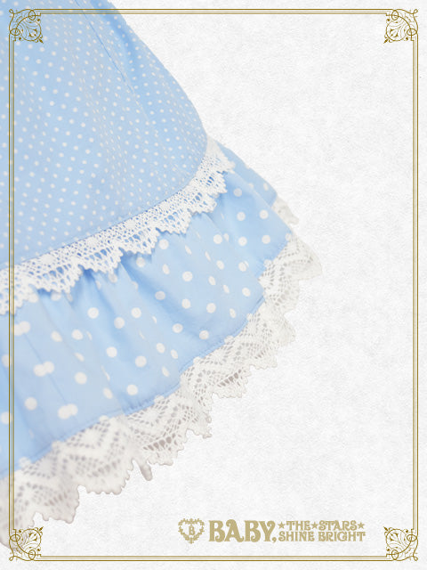 Dot Baby Ribbon Jumper Skirt