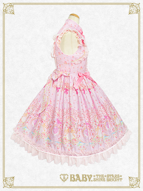 Hanamomo Shangri-La pattern oriental jumper skirt