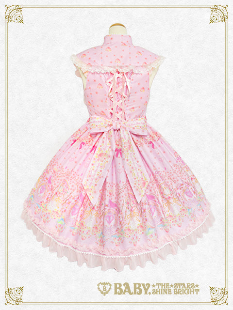 Hanamomo Shangri-La pattern oriental jumper skirt