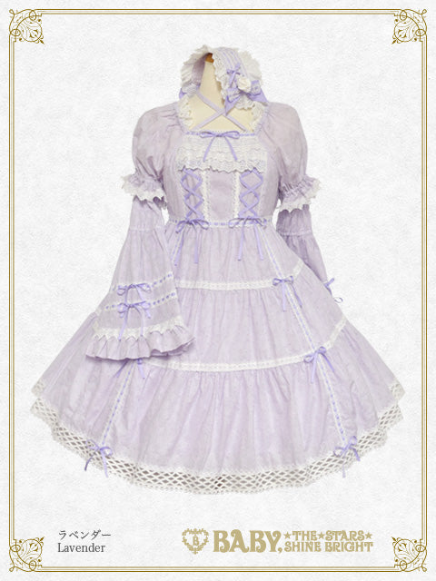 はわせドールワンピース&ヘッドドレスセット