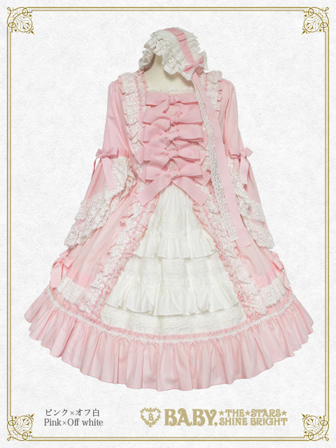 Robe a la Francaise one piece & head dress set