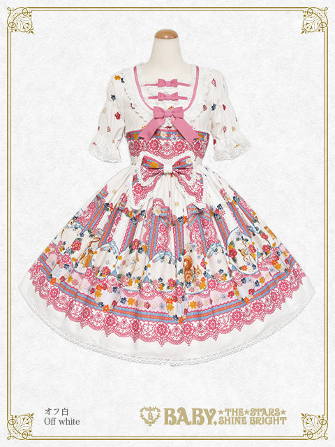Pastoral Decoration Palette One piece Dress