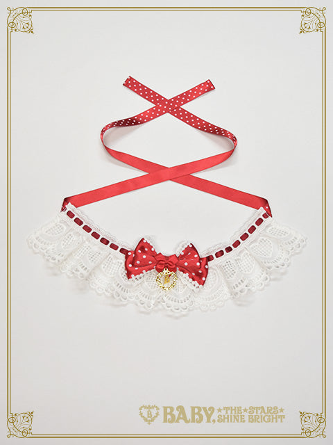 My Sweet Baby Cafe Dot Ribbon Choker