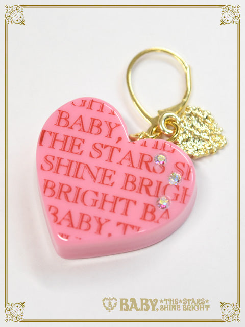 Love Chocolate pierced earrings