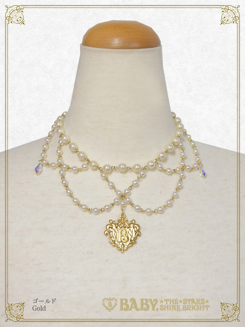 Fantasy Flower Princess pearl necklace