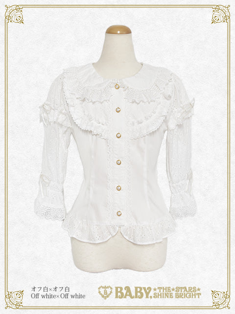 Lacy Floral Blouse