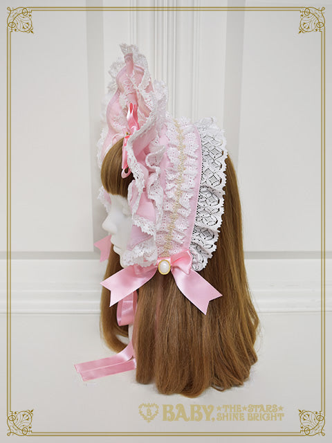 Rose Lace Rococo Bonnet