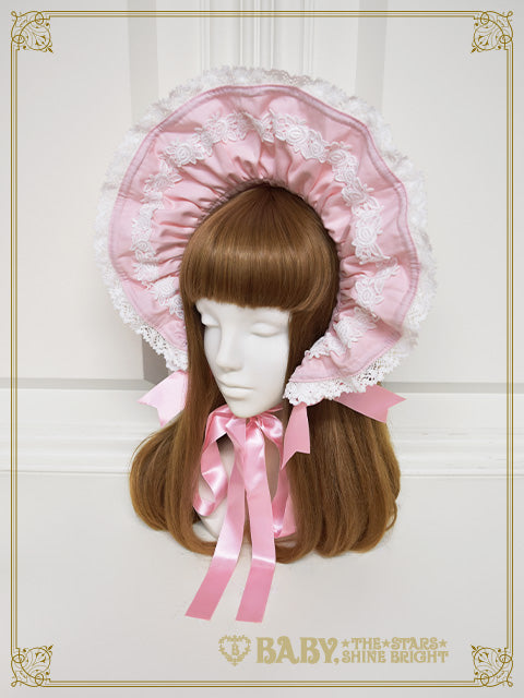 Rose Lace Rococo Bonnet