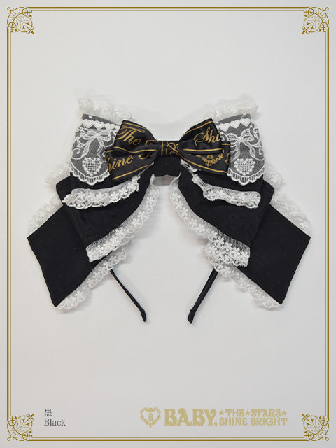 Lacy Twinkle Baby Ribbon head bow