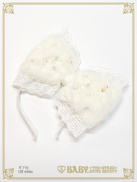 Ruban de Noёl Neige headband