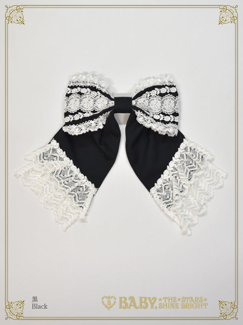 Rose Fleur Apron Ribbon Barrette