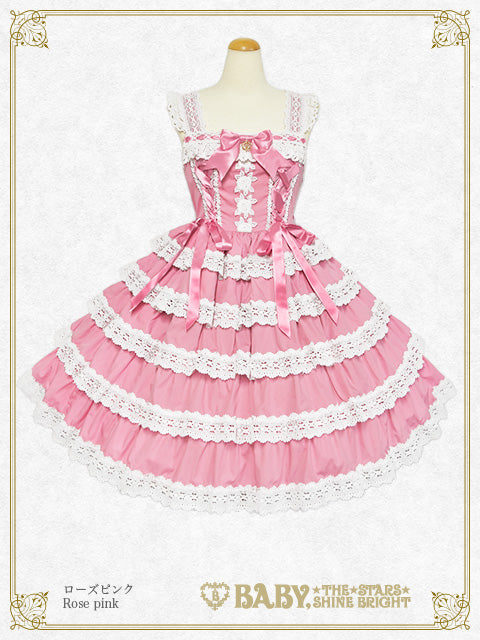 【予約】Romantic Dream Roseジャンパースカート