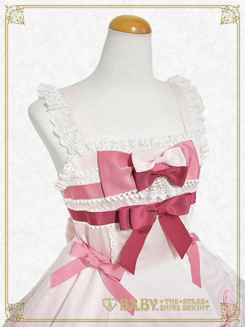 Le ruban d' ombre à trois couches Jumper skirt