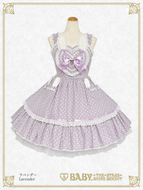 Milky Dot♡Rabbit Jumper Skirt