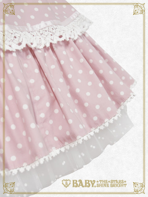 Milky Dot♡Rabbit Jumper Skirt