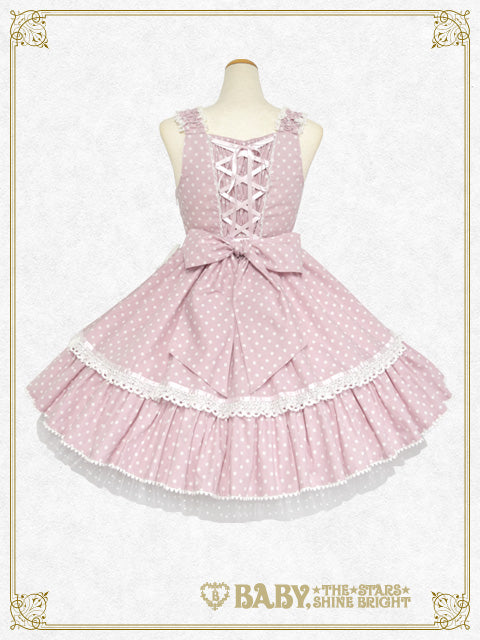 Milky Dot♡Rabbit Jumper Skirt