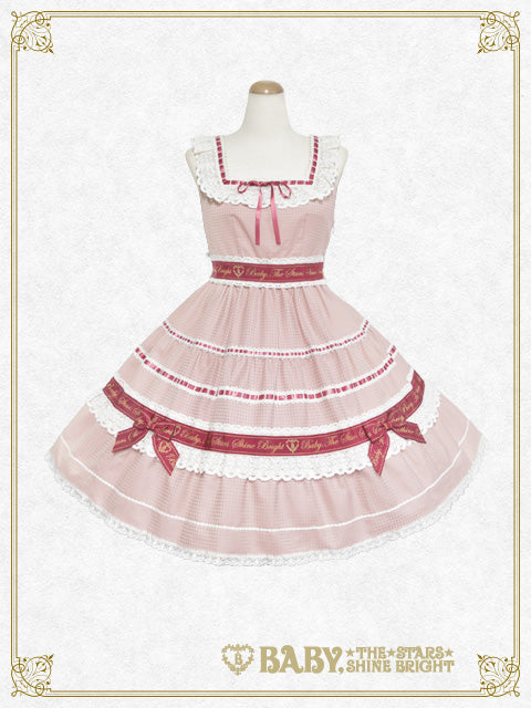 【予約】Waffle♡Cottonティアードジャンパースカート