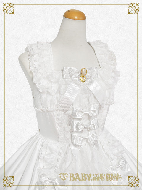 【予約】Floral Lacy elegantジャンパースカート