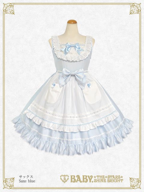 Rose Fleur Apron Jumper Skirt