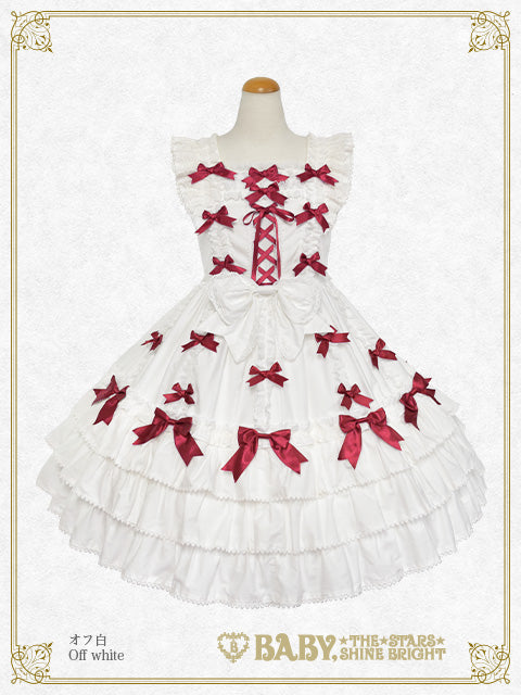 【予約】Ribbon ribbon bloomsジャンパースカート
