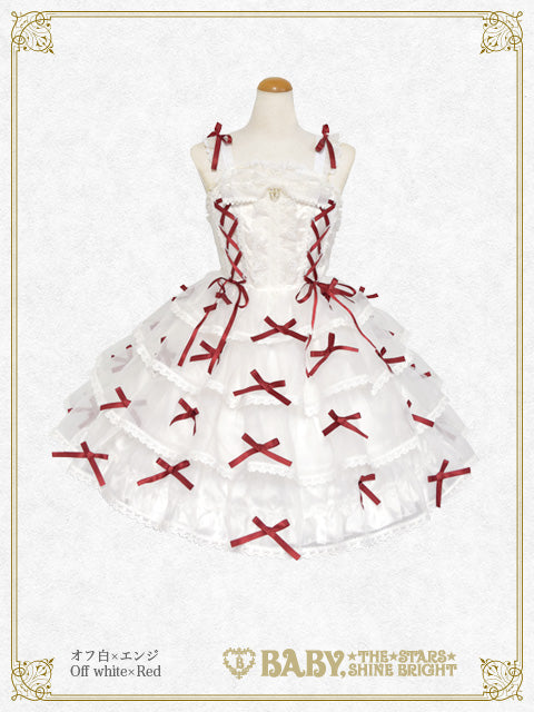 【予約】Eternal Ribbon Featheryジャンパースカート
