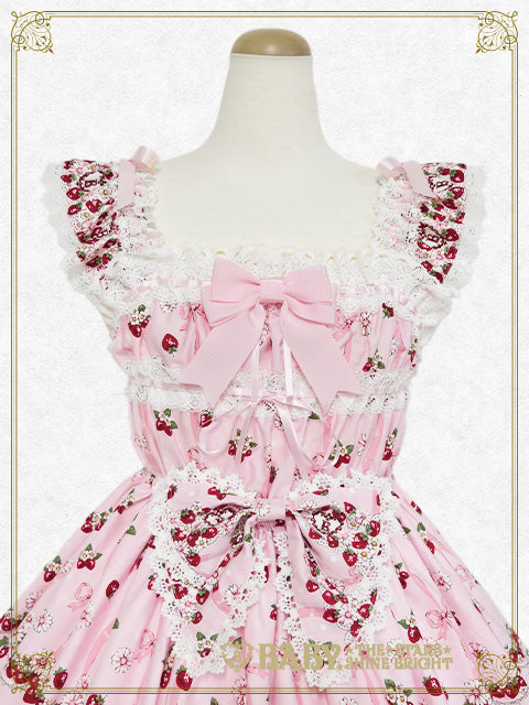 Juicy Strawberry Memory Jumper Skirt II