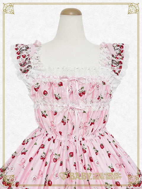 Juicy Strawberry Memory Jumper Skirt II