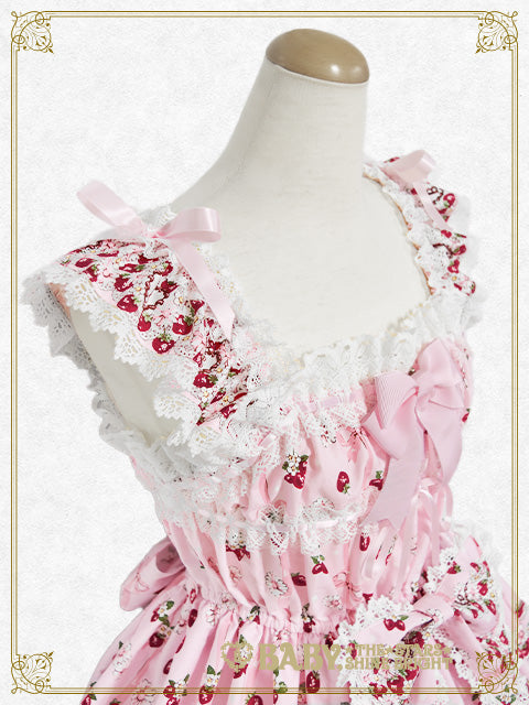 Juicy Strawberry Memory Jumper Skirt II