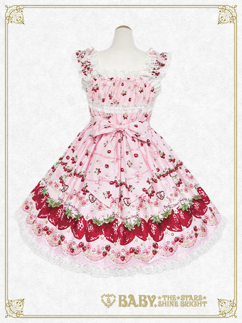 Juicy Strawberry Memory Jumper Skirt II