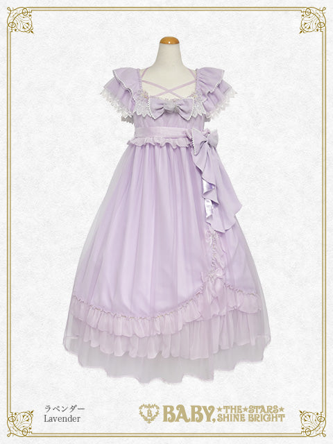 La fleurieシフォンワンピース