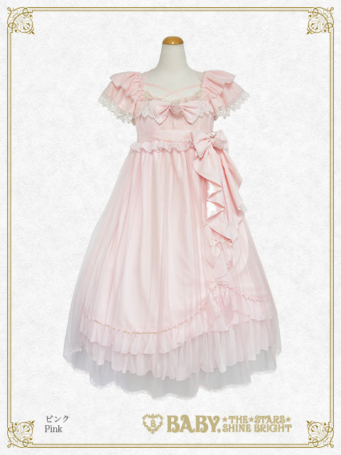 La fleurieシフォンワンピース