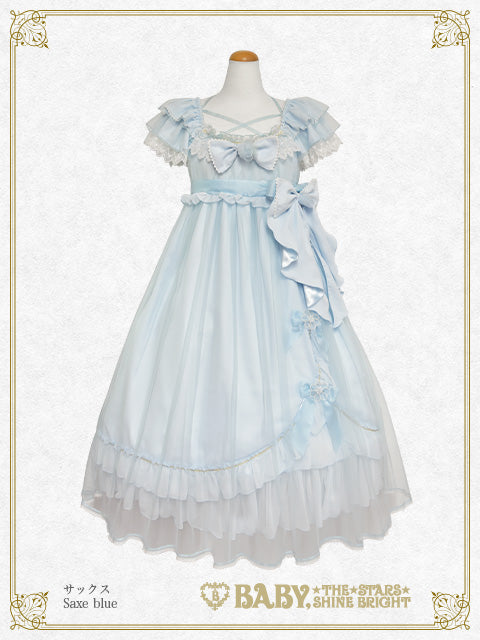 La fleurieシフォンワンピース