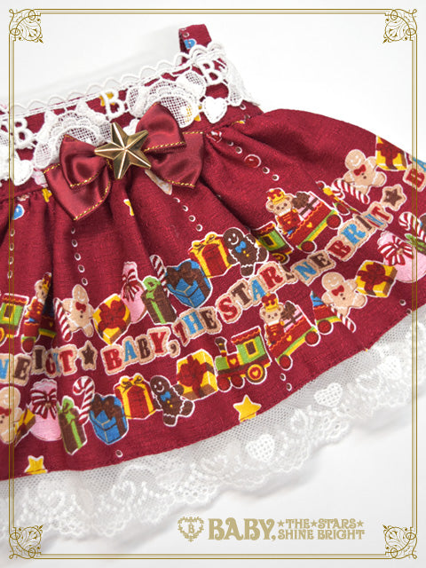 【予約】くみゃちゃんのDoki★Doki Christmas Party柄くみゃちゃんジャンパースカート