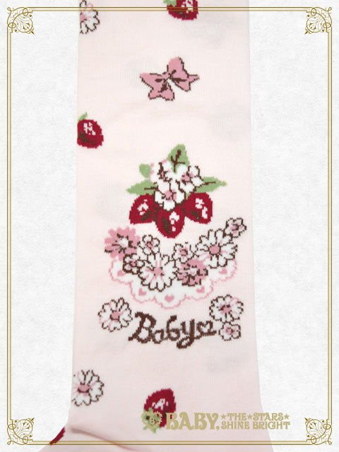 Juicy Strawberry Memory Over-the-knee Socks