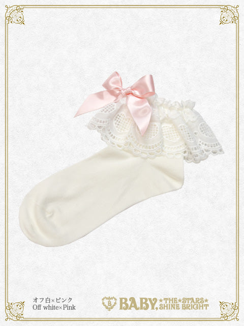 Heart Lace Ankle Socks