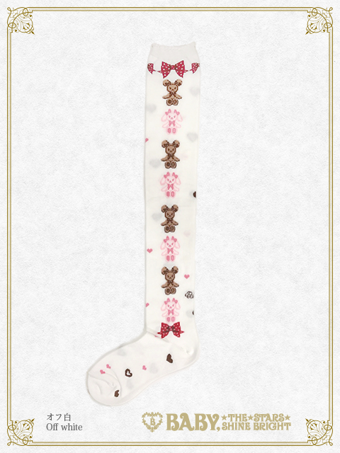 Kumya's Sweet Heart Check overknee socks