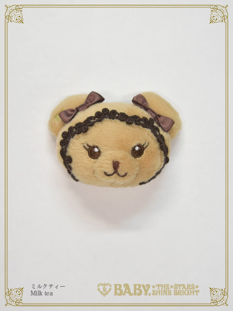 Kumakumya-chan clip brooch