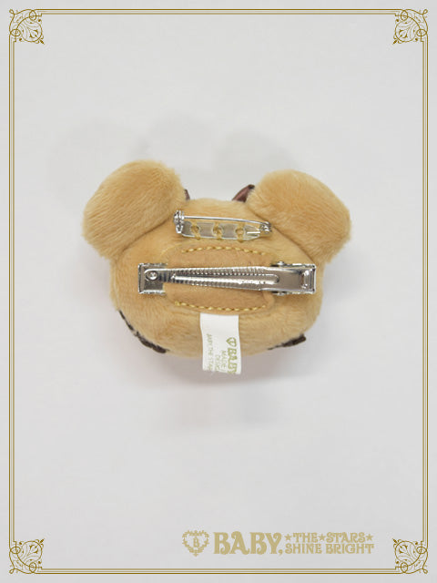 Kumakumya-chan clip brooch