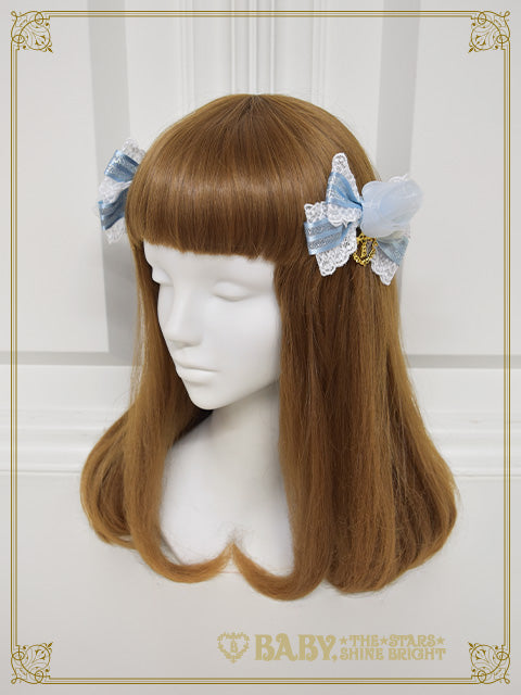 Rosy Samantha Ribbon Clip