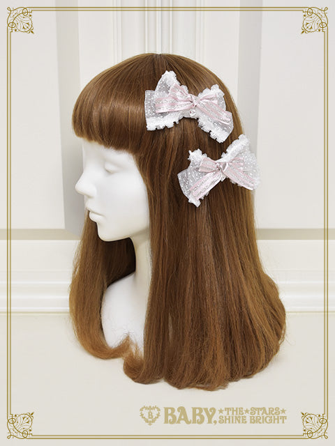 【完全受注生産】Etoile des Neiges Féerique リボンクリップ